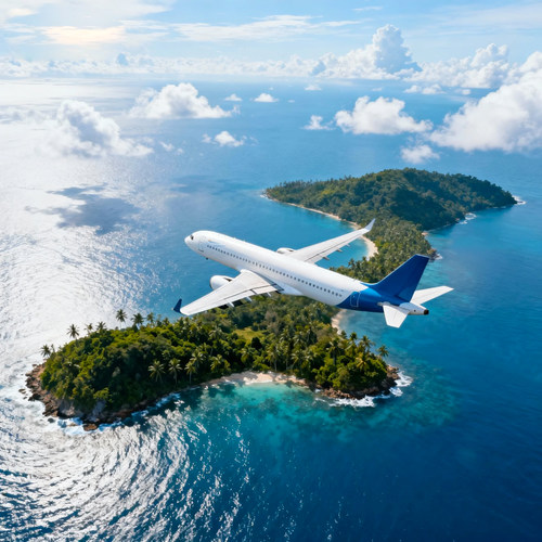 春节寒假可订，出发地自由选择，往返直飞机票含行李额，正点航班 直飞航班，多地多点直飞，赠送托运行李额度 赠送托运行李额度，无需担心高昂的托运手续费用 三地始发地，自由选择，免签海岛度假目的地，超值度假套餐