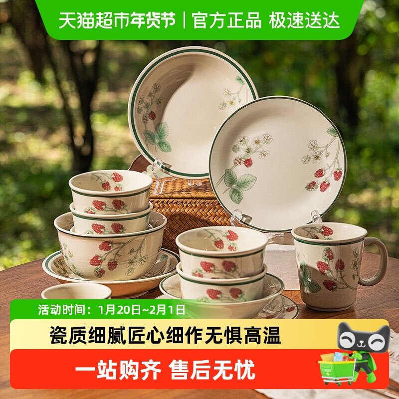 摩登主妇法式餐具漂亮好看的餐盘子碗碟家用碗具2026新款汤碗饭碗,餐饮具,碗,淘宝优惠券,粉丝福利购,淘宝优惠卷