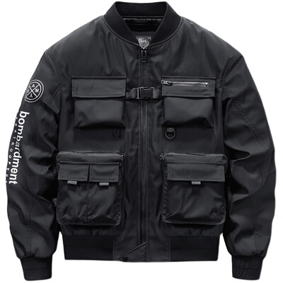 机能风多口袋潮牌加厚羽绒服