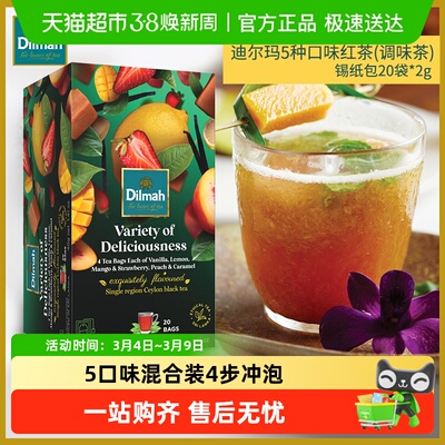 迪尔玛5种口味袋泡茶
