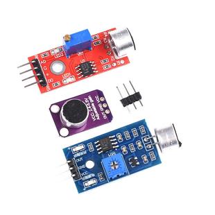 高感度麦克风声音传感器控制模块低噪声 口哨开关模块 传感器模块