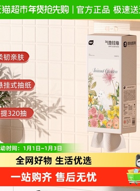 植护抽纸挂抽冬与春4层整箱家用悬挂式卫生纸巾155*175mm