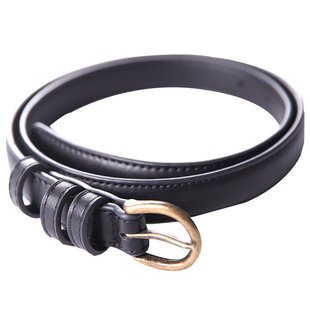 omont蛋挞家 休闲针扣复古文艺实用做旧感pu好品质女士皮带腰带