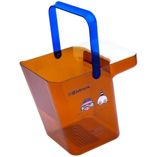 米娅美术水桶多功能洗笔筒美术生专用水粉水彩画洗笔桶学生用艺考专用多功能户外写生绘画颜料涮笔桶塑料