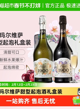 CERES意大利玛尔维萨甜白起泡甜红葡萄酒微醺低度气泡生日礼盒