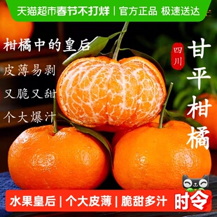 四川甘平柑橘应季手剥甜橙爆汁新鲜水果柑橘整箱