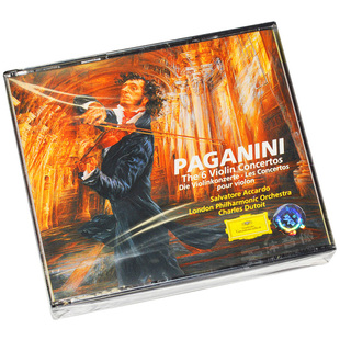 正版 帕格尼尼 六首小提琴协奏曲 阿卡多/迪图瓦 进口CD 4372102