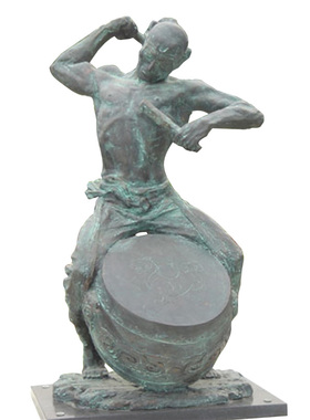 民俗雕像城市广场艺术风户外景观