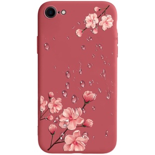 兰花适用于iPhone11ProMax手机壳苹果XS全包镜头7/8plus精孔6splus硅胶13pro女款i12mini防摔磨砂XR保护套SE2