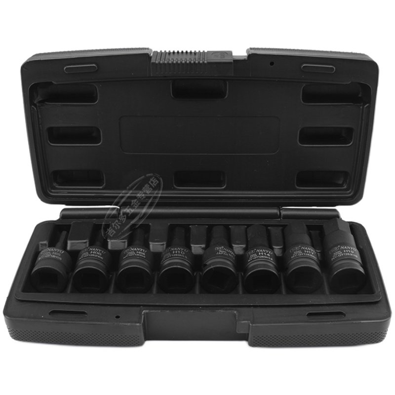 南豫内六角套筒1/2风炮头套装60MM气动电动旋具高硬度扳手批头H6
