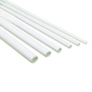 沙盘建筑模型材料改造圆管塑料圆管diy手工ABS方圆管棒条空心管