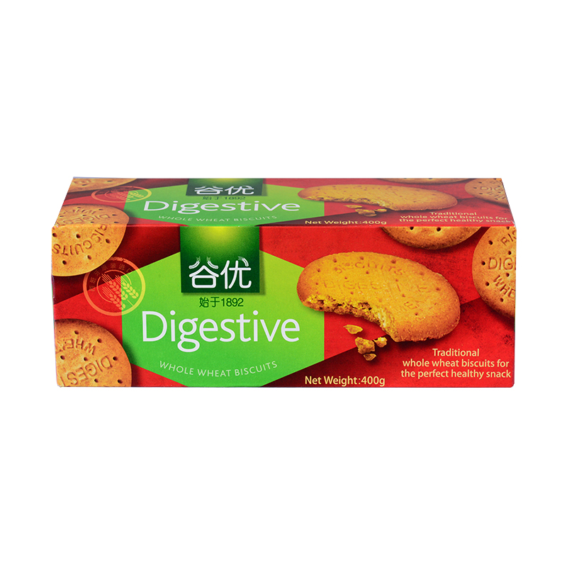 【进口】西班牙谷优消化饼饼干全麦粗粮营养饱腹代餐零食