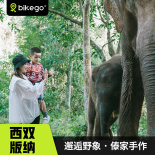 bikego旅行 西双版纳野象谷一日游 含门票亲子体验6人团云南旅游