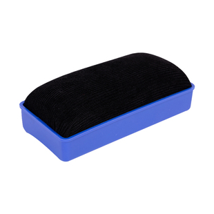 得力白板擦教育磁性磁力磁铁板擦粉笔画板擦学习黑板擦易擦大号可吸附白板笔大头笔粗头绿板绒布7837