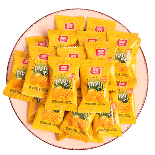 雅客栗米烧芒果味软糖水果糖橡皮糖喜糖糖果玉米糖散装糖果批发