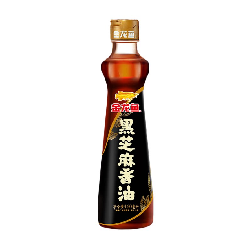 金龙鱼黑芝麻油物理压榨160ml图片