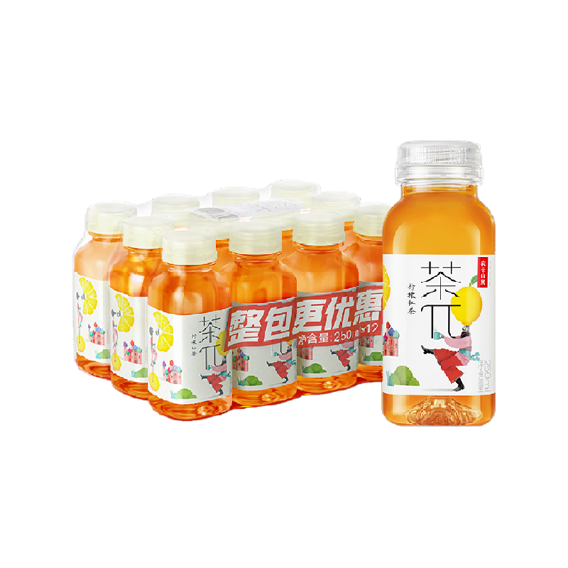 农夫山泉茶π（茶派）多口味选果味茶饮,咖啡/麦片/冲饮,调味茶饮料,淘宝优惠券,粉丝福利购,淘宝优惠卷