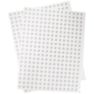 工号标签 圆形不干胶贴纸 检验工号不干胶标签数字标签分类标定制