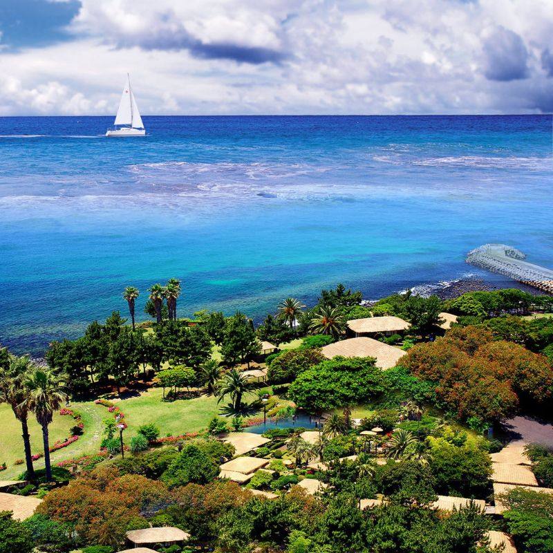 韩国济州2晚酒店套餐/汉拿山琥珀璞山/海边西亚斯度假村/专车接机