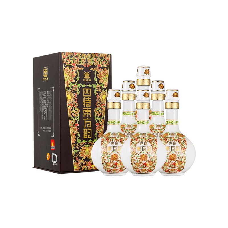 四特东方韵52度幽兰香500ml*6瓶