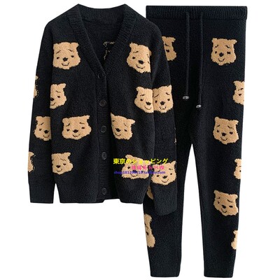 冬季维尼小熊软绵绵加厚保暖睡衣