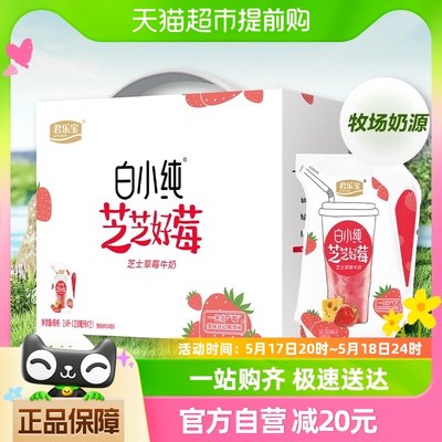 君乐宝白小纯莓莓牛奶200ml×12壶