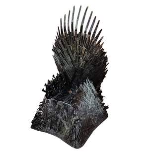 3D立体DIY拼装模型 权力的游戏 中文版图版金属拼图 彩色铁王座