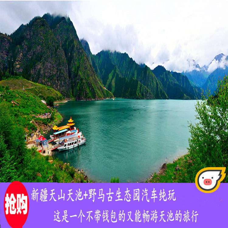 新疆旅游天山天池+野马古生态园境内跟团游