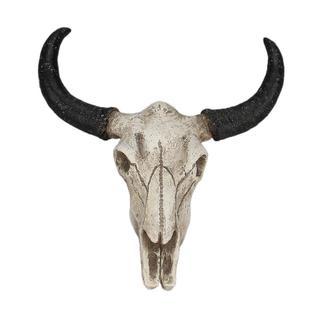 复古羊头牛头骷髅壁挂树脂工艺品圣诞装饰节日羊角魔法家居包邮