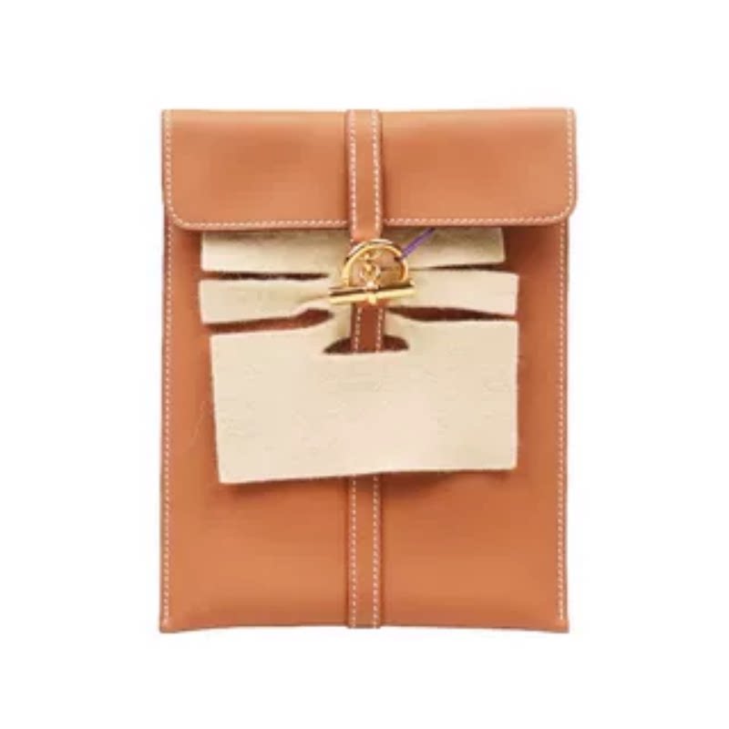【自营】中古「9.5新」HERMES(爱马仕)肩背包金棕色SWIFT皮斜挎包
