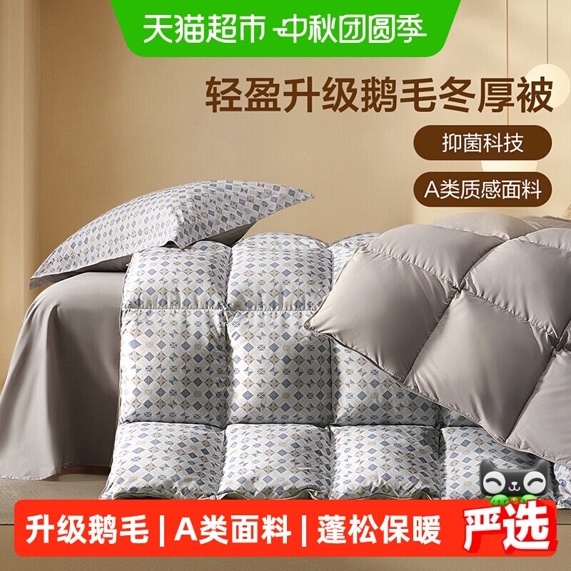 水星集团百丽丝家纺升级鹅毛被图片