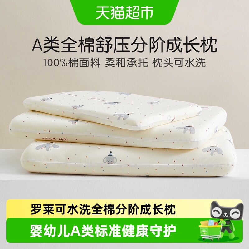 罗莱儿童记忆棉枕芯可水洗图片