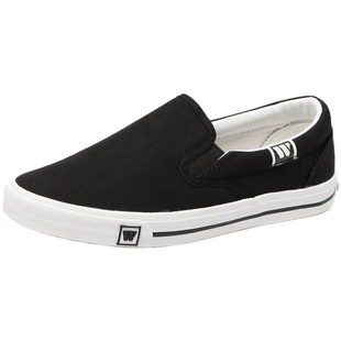 回力帆布鞋女鞋透气板鞋男鞋子春平底布鞋男一脚蹬懒人低帮休闲鞋