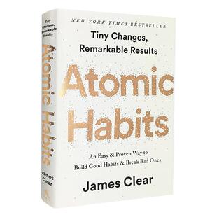 精装 原子习惯 英文原版 掌控习惯 建立好习惯 进口书Atomic Habits:An Easy Proven Way to Build Good Habits&Break Bad One