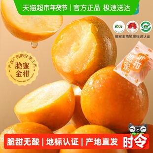 趣果昌融安金桔第三代脆蜜金柑新鲜水果产地直发口感无渣外脆里嫩