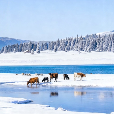 2-8人团 |滑雪+越野+驯鹿+冬捕+雪乡|乌兰布统木兰围场承德5天4晚