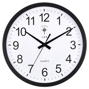 北极星挂钟客厅日本精工机芯钟表家用时钟现代简约大气挂表石英钟