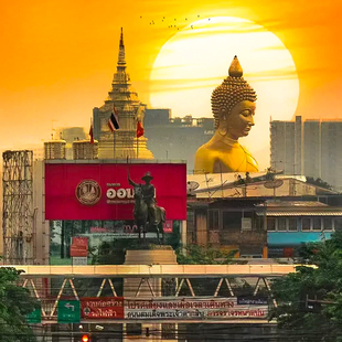 春节春秋航空 南宁直飞泰国曼谷往返机票自由行 含税含托运行李额