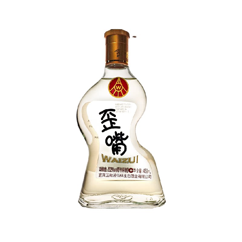 五粮液集团 歪嘴酒52度450ml*1瓶浓香型配制酒 口粮优级酒