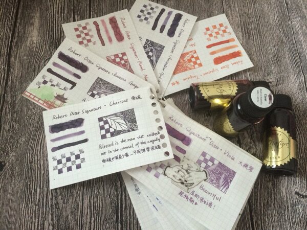 5ML 호주 ROBERT OSTER 컬러 잉크 ROS 그라디언트 펜 잉크 아보카도 여름 폭풍