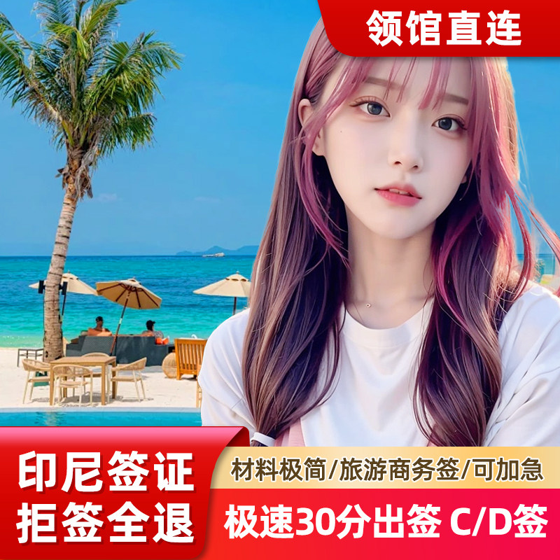 印度尼西亚·旅游签证·全国送签普通签证
