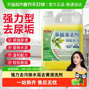 草酸清洁剂瓷砖地板强力去污浴室除水垢厕所马桶去黄高浓度清洗剂