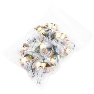 WH148单联双联 短柄长柄电位器B1k2k5k10k50k100k200k250k500k 1M