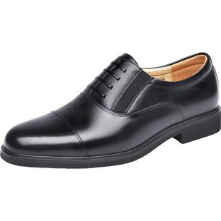 金猴官方旗舰店 新款正装皮鞋三接头牛皮皮鞋男款商务休闲皮鞋