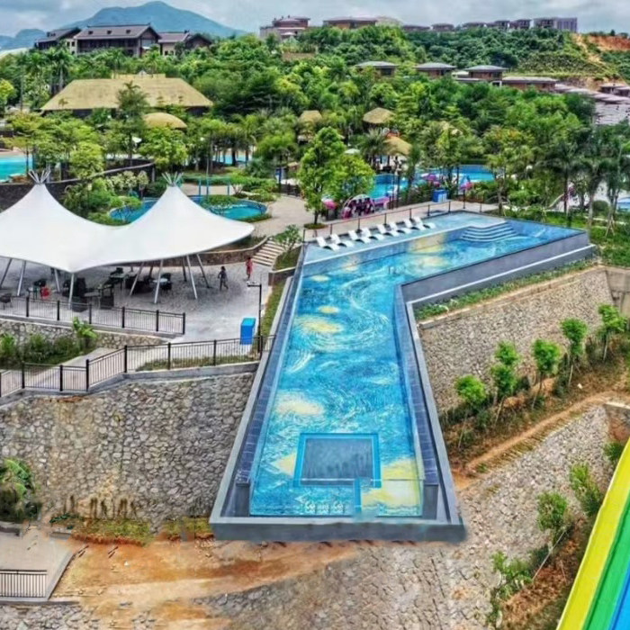 【定制年会】清远佛冈碧桂园别墅 熹乐谷温泉公司家庭出行烤羊