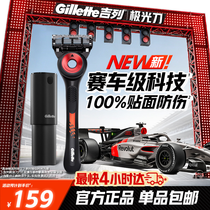 吉列极光刀手动剃须刀持久顺滑图片