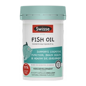 dha补脑儿童学生记忆力swisse鱼油青少年补大脑鱼肝油高浓度正品