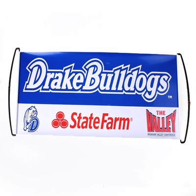 自动伸收缩手拉小彩旗帜定做不是布定制手持条幅手拉伸缩广告