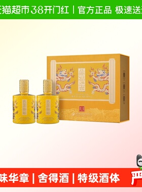 品味舍得酒浓香型白酒52度500MLX2双瓶送礼收藏品味华章礼盒装