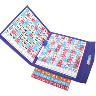 百数板磁力1-100数字百数表幼儿园加减法数数棒儿童数学算术教具